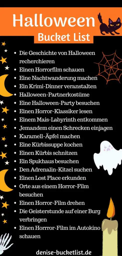 Halloween Bucket List Download