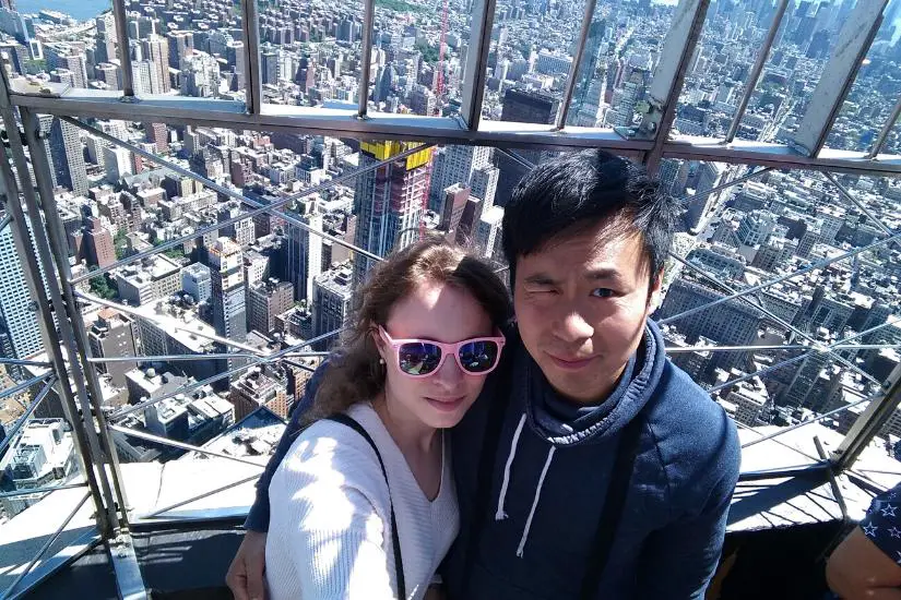 Selfie auf dem Empire State Building