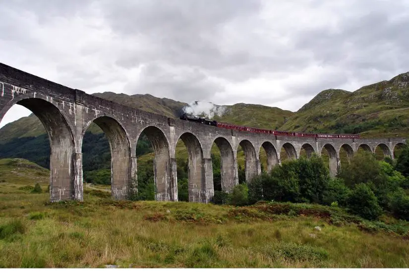 Jacobite Train in Schottland