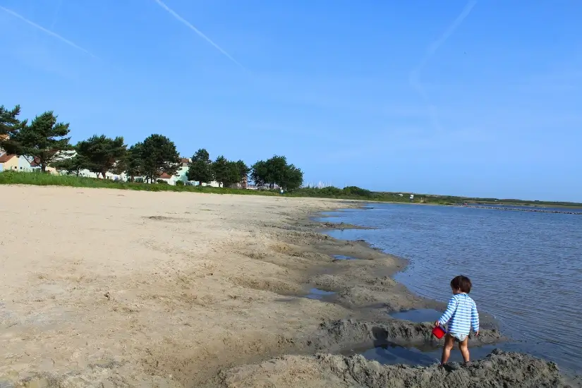 Strand im Center Parc Port Zelande